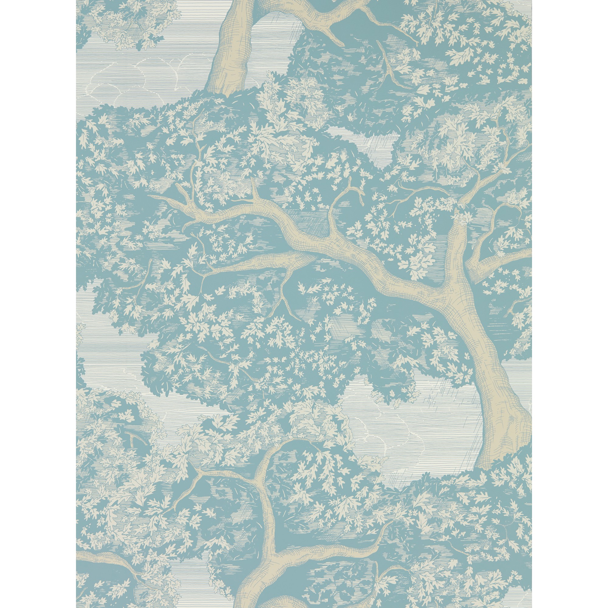 Eternal Oak Wallpaper 113023 By Harlequin In Sky Blue First Light